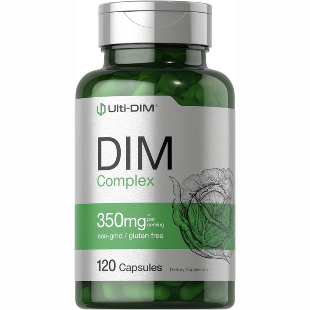 DIM Complex 350mg by Horbaach estrogen blocker Amazon 120 Capsules 