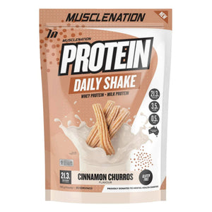 Daily Protein Shake by Muscle Nation PROTEIN SUPPS247 Cinnamon Churros 