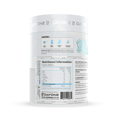 DAY ONE Creatine Monohydrate CREATINE supps247Springvale 