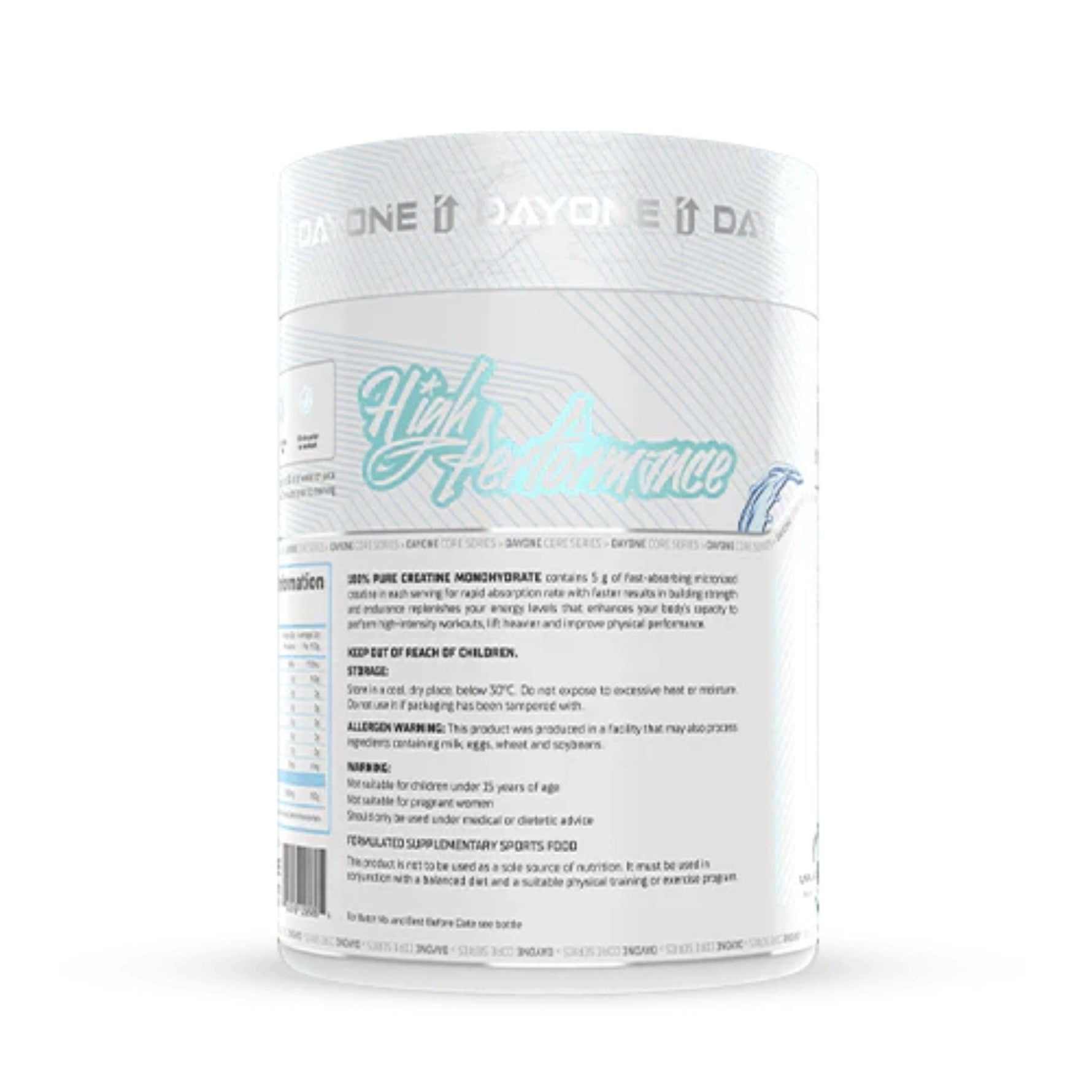 DAY ONE Creatine Monohydrate CREATINE supps247Springvale 