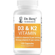 Dr. Berg's Vitamin D3 & K2 Vitamin D Dr Berg 120 Counts 