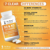 Dr. Berg's Vitamin D3 & K2 Vitamin D Dr Berg 