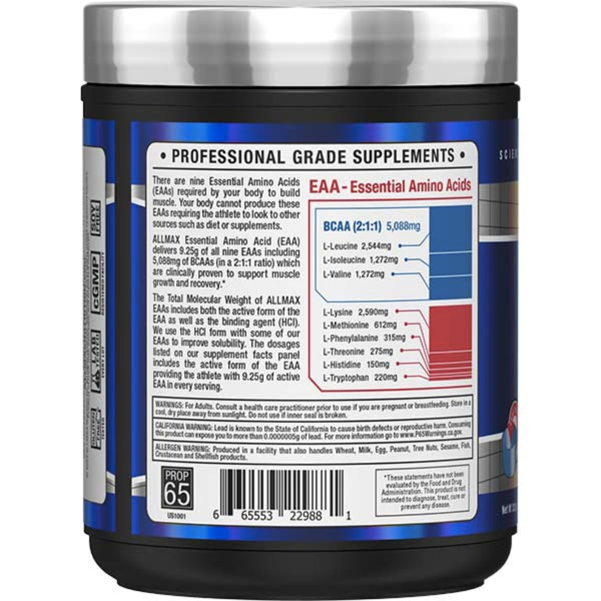 EAAs by Allmax Essentials 320g EAAs ALLMAX  - Image 3