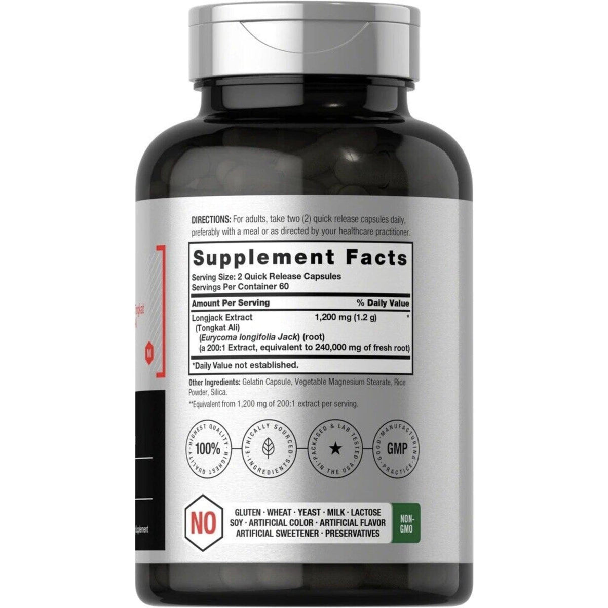 Horbaach Extreme Longjack Tongkat Ali TONGKAT ALI supps247Springvale  - Image 2