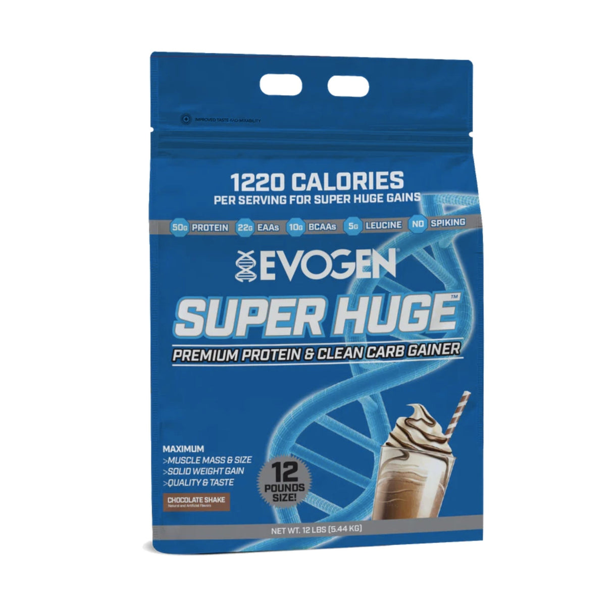 Evogen Super Huge Mass Gainer mass gainer supps247Springvale Chocolate 12 Lbs 