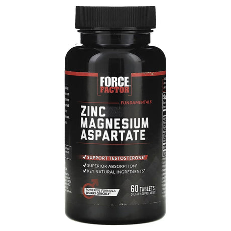 Force Factor Zinc Magnesium Aspartate Vitamins, Minerals & Supplements Force Factor 