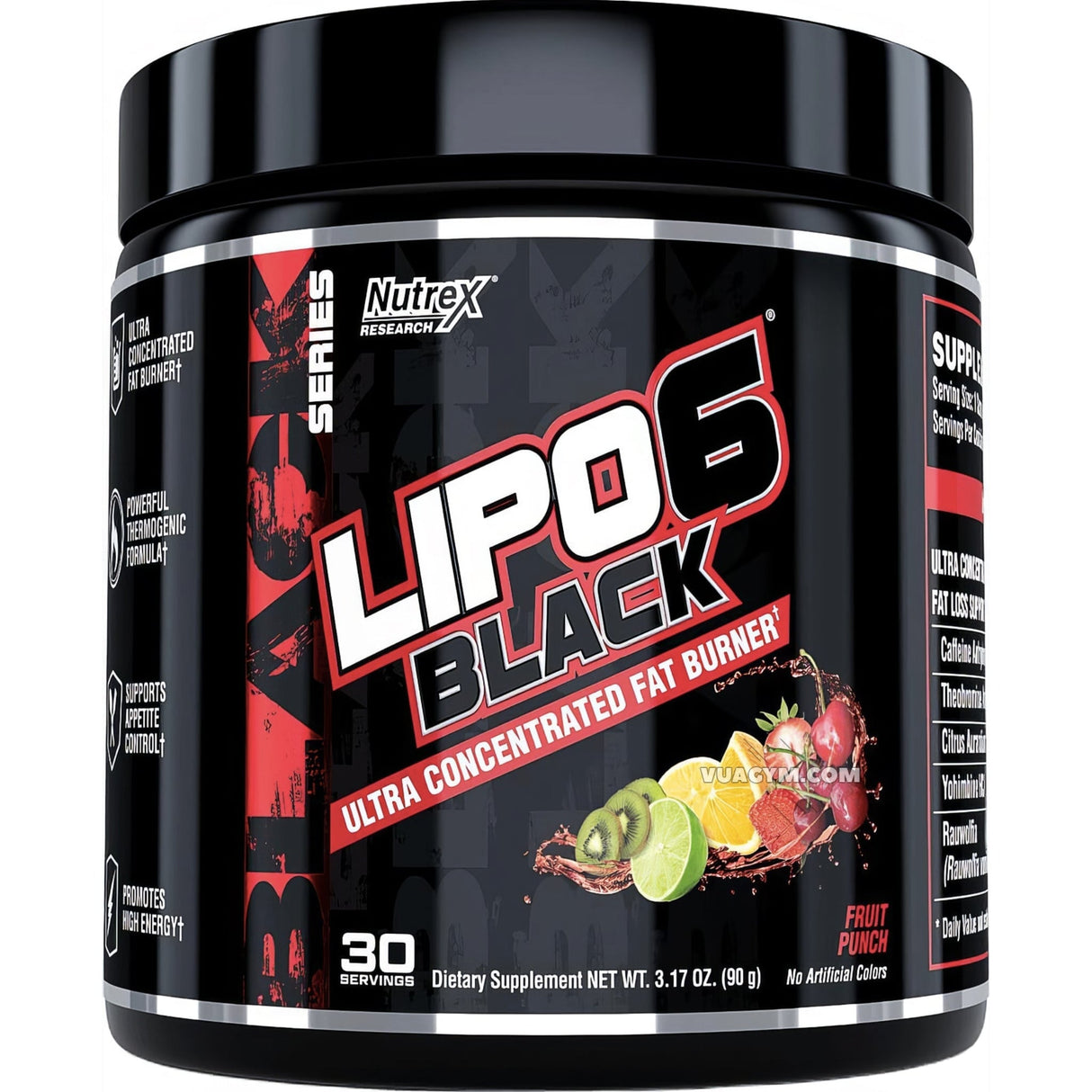 Lipo6 Black UC Powder by Nutrex Research WEIGHT LOSS/THERMOGENIC NUTREX Fruit Punch 