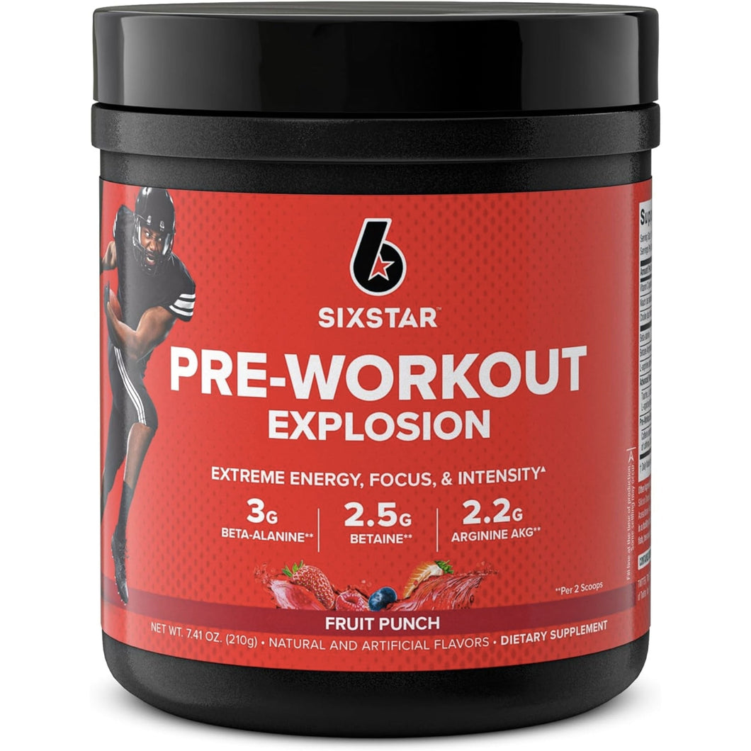 Six Star Pre Workout Explosion Pre-Workout Amazon Fruit Punch 