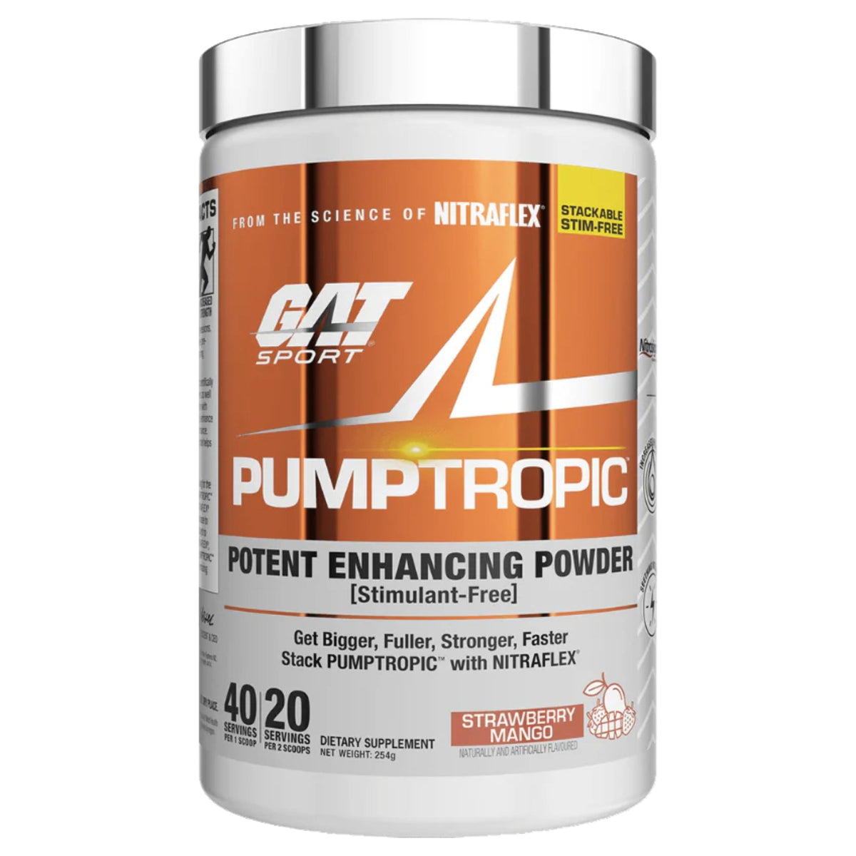 Pumptropic by GAT Sport Pre-Workout Gat Sport Strawberry Mango  - Image 2