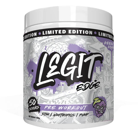 Legit Edge Pre-Workout Pre-Workout Legit Geeky Grape 