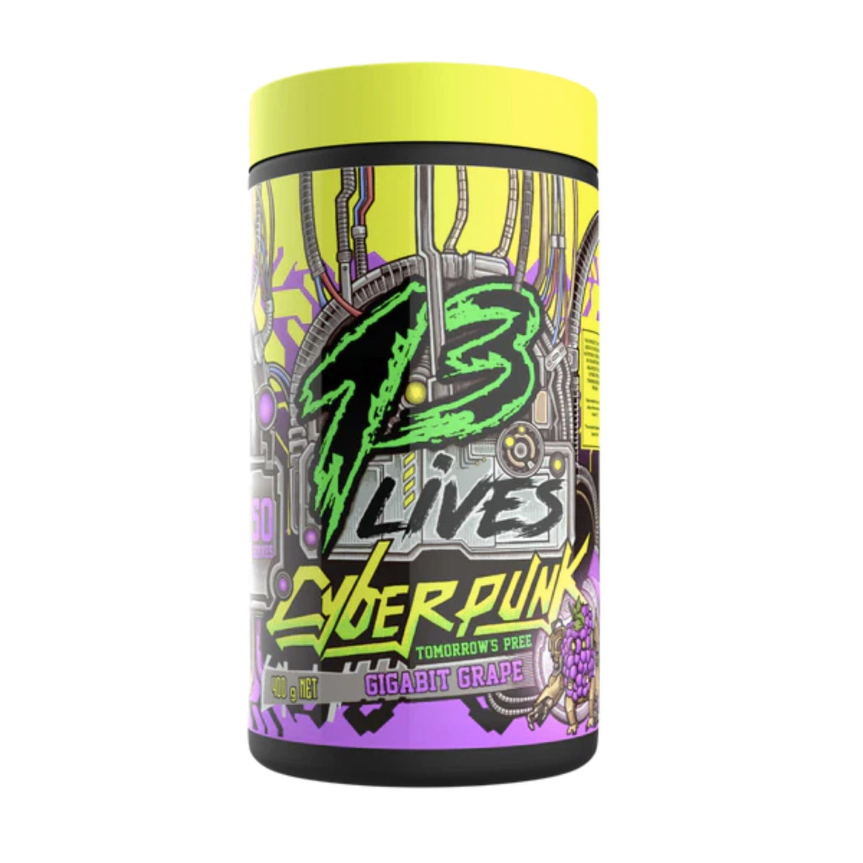 Cyberpunk Pree by 13 Lives Pre-Workout 13 Lives Gigabit Grape 