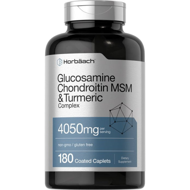 Glucosamine Chondroitin MSM & Turmeric Complex 4050 mg by Horbaach Muscles, Bones & Joints HORBACH 