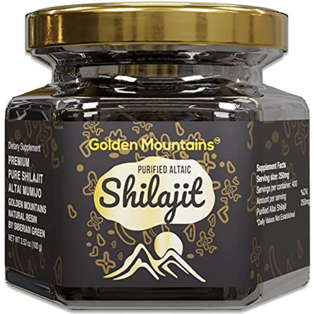 Golden Mountains Purified Altaic Shilajit shilajit SUPPS247  - Image 1