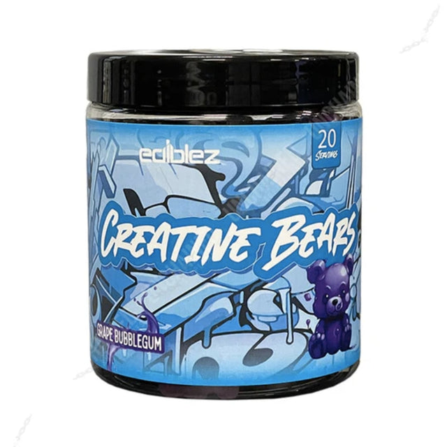 Ediblez Creatine Bears CREATINE Ediblez Grape Bubblegum 