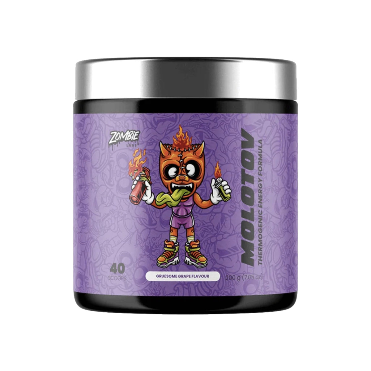 MOLOTOV Thermogenic Formula by Zombie Labs FAT BURNER Zombie Labs Gruesome Grape  - Image 4