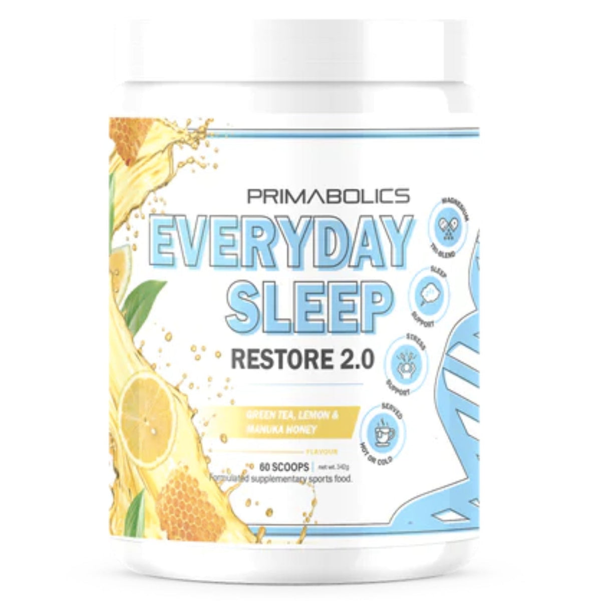 Everyday Sleep by Primabolics 2.0 Sleep Supplements Primabolics Green Tea with Lemon & Manuka Honey  - Image 2