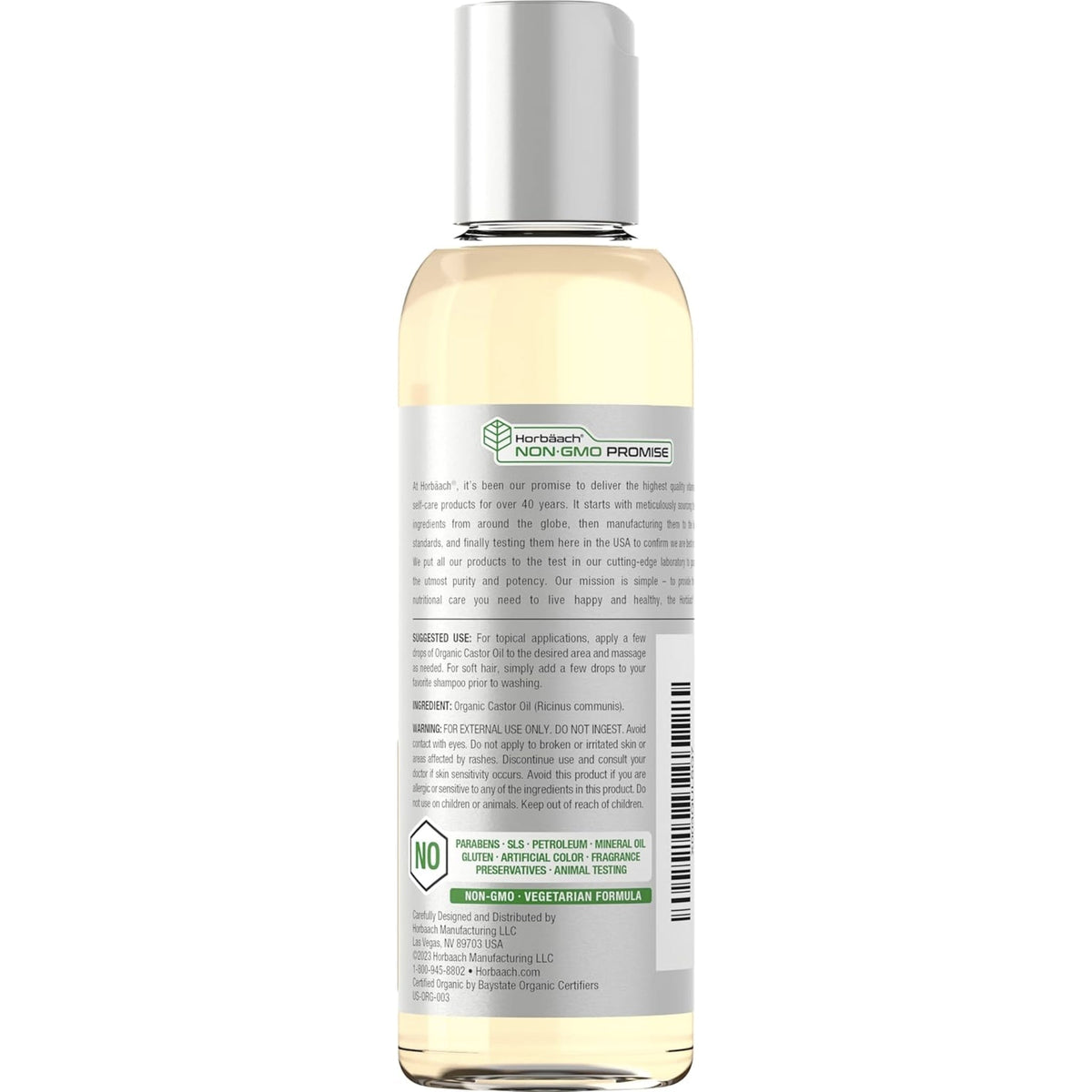 Horbaach Organic Castor Oil GENERAL HEALTH HORBACH  - Image 2