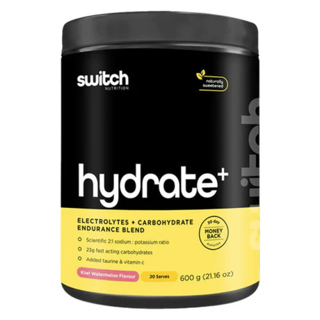 Hydrate Plus by Switch Nutrition Hydration SWITCH NUTRITION Kiwi Watermelon 20 Serves 