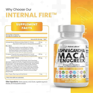 Internal Fire By Clean Nutraceuticals anti stress, adrenal rebuild, Clean Nutraceuticals 