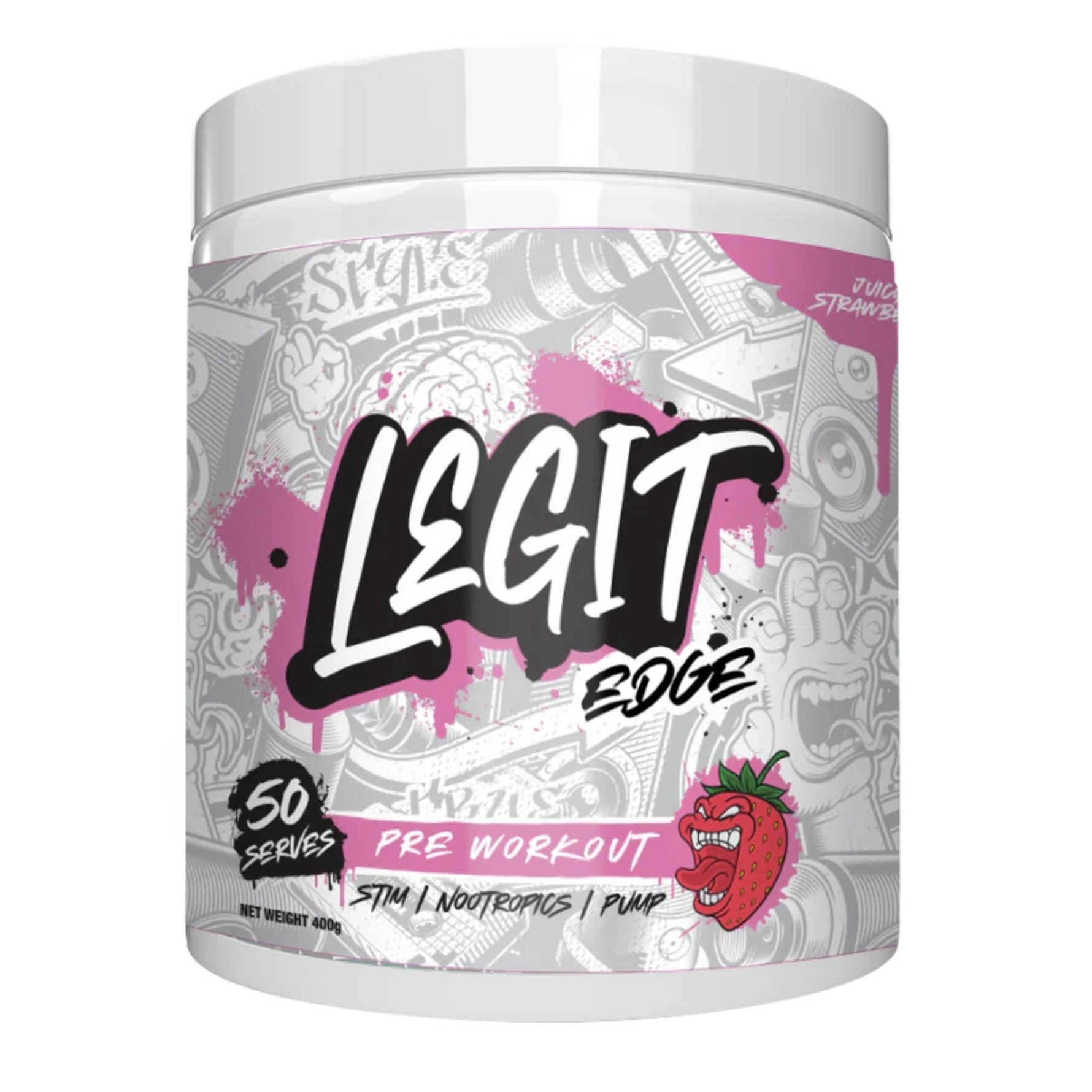 Legit Edge Pre-Workout Pre-Workout Legit Juicy Strawberry 