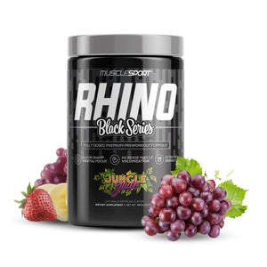 Rhino Black series by Muscle Sports PRE WORKOUT SUPPS247 JUNGLE JUICE 40 Serves 