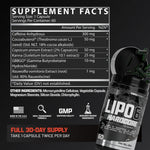 LIPO-6 Hardcore by Nutrex Research Fat Burners SUPPS247 