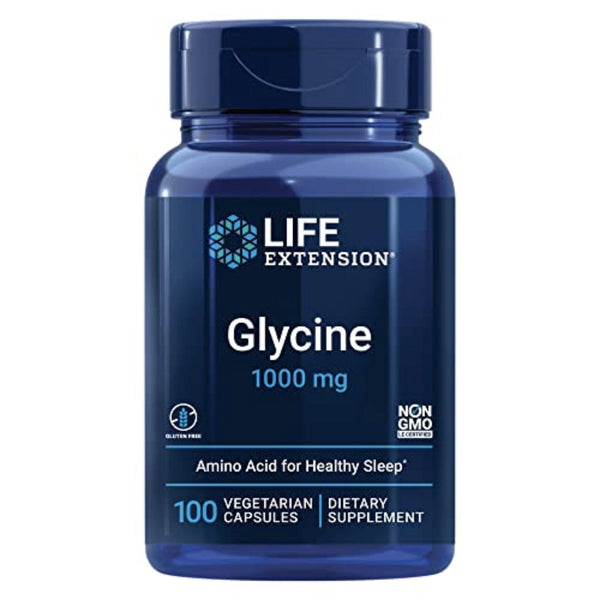 Life Extension - Glycine 1000 mg. - 100 Vegetarian Capsules