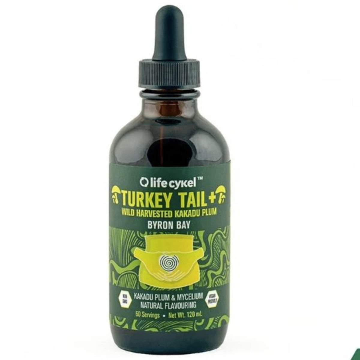Lifecykel Turkey Tail Mushroom Liquid Extract Mushrooms SUPPS247 120ml  - Image 1