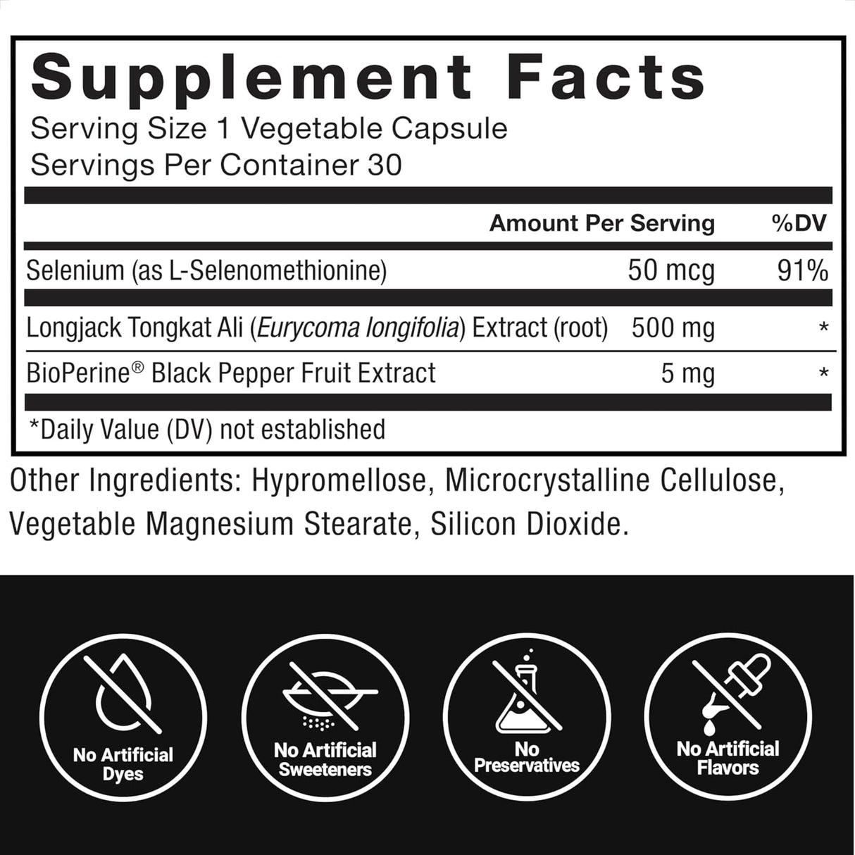 Longjack Tongkat Ali 500mg by Force Factor Tongkat Ali Force Factor 