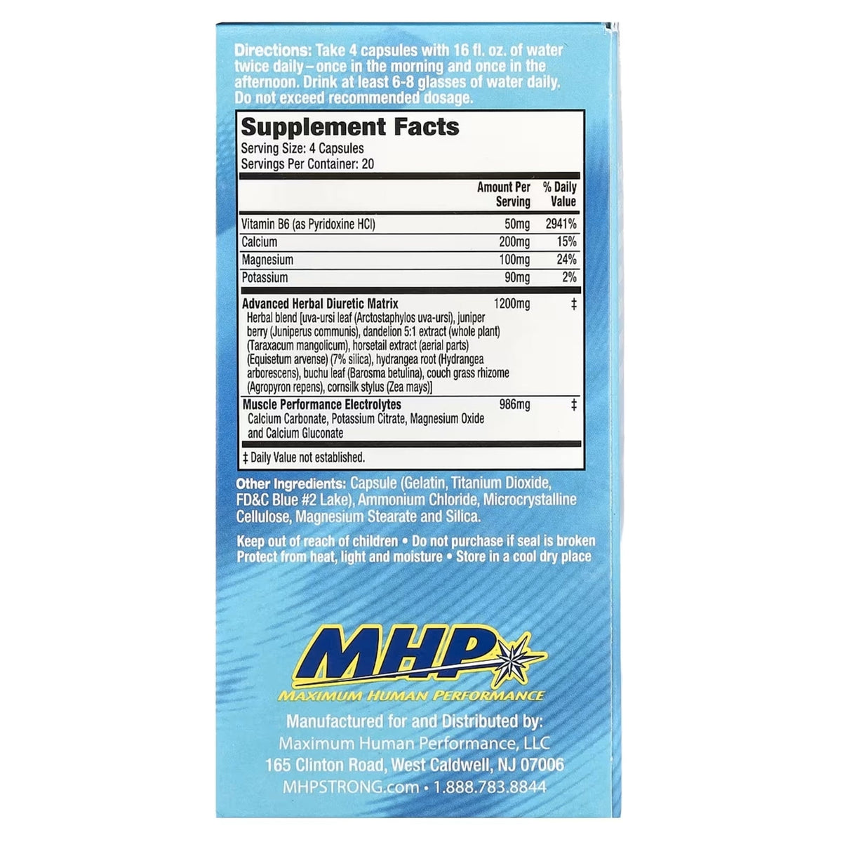 Xpel Caffeine Free Diuretic by MHP diuretic MHP  - Image 2