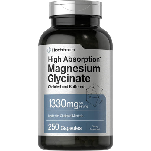 Magnesium Glycinate 1330 mg by Horbaach Vitamins, Minerals & Supplements Horbaach 
