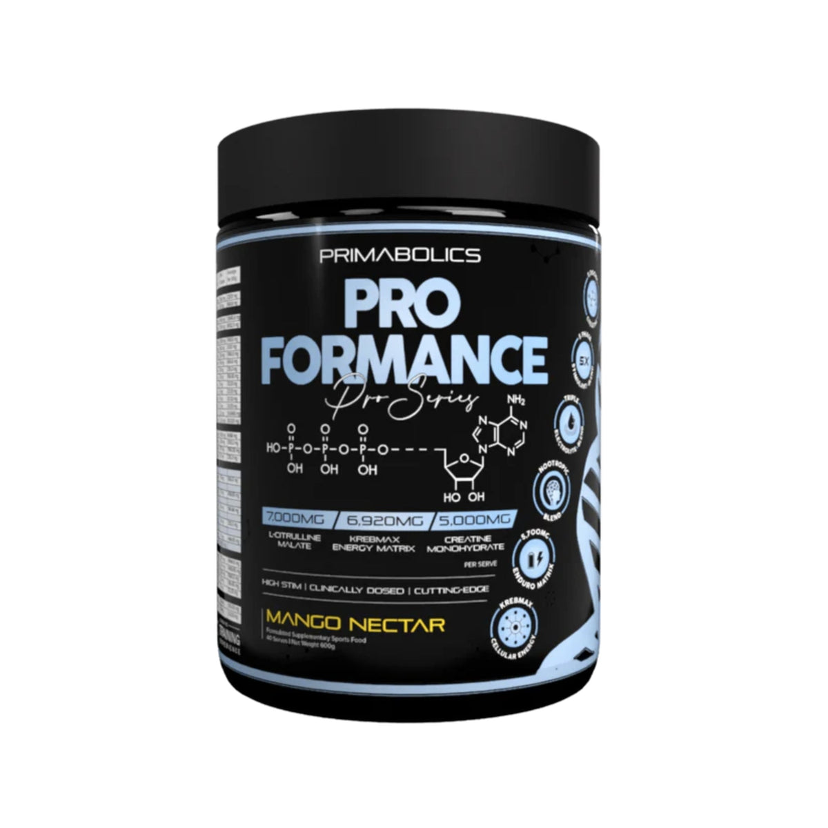PROFORMANCE Pre-Workout by Primabolics Pre-Workout Primabolics Mango Nectar  - Image 3