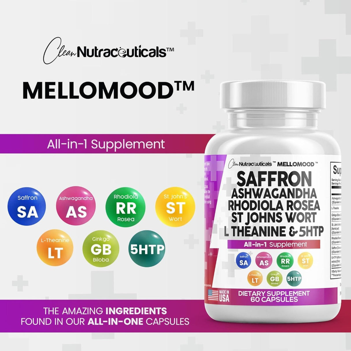 MelloMood by Clean Nutraceuticals GENERAL HEALTH Clean Nutraceuticals 