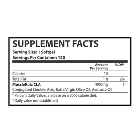 Muscle Rulz CLA 1000 mg cla SUPPS247 