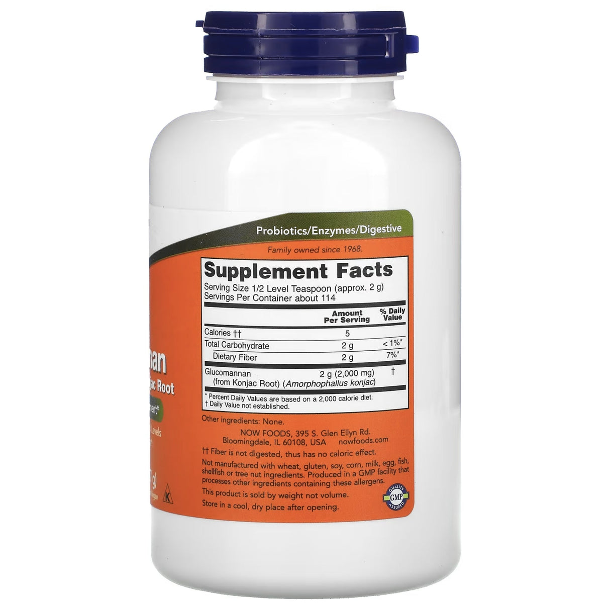 NOW Foods Glucomannan WEIGHT MANAGEMENT IHERBS 