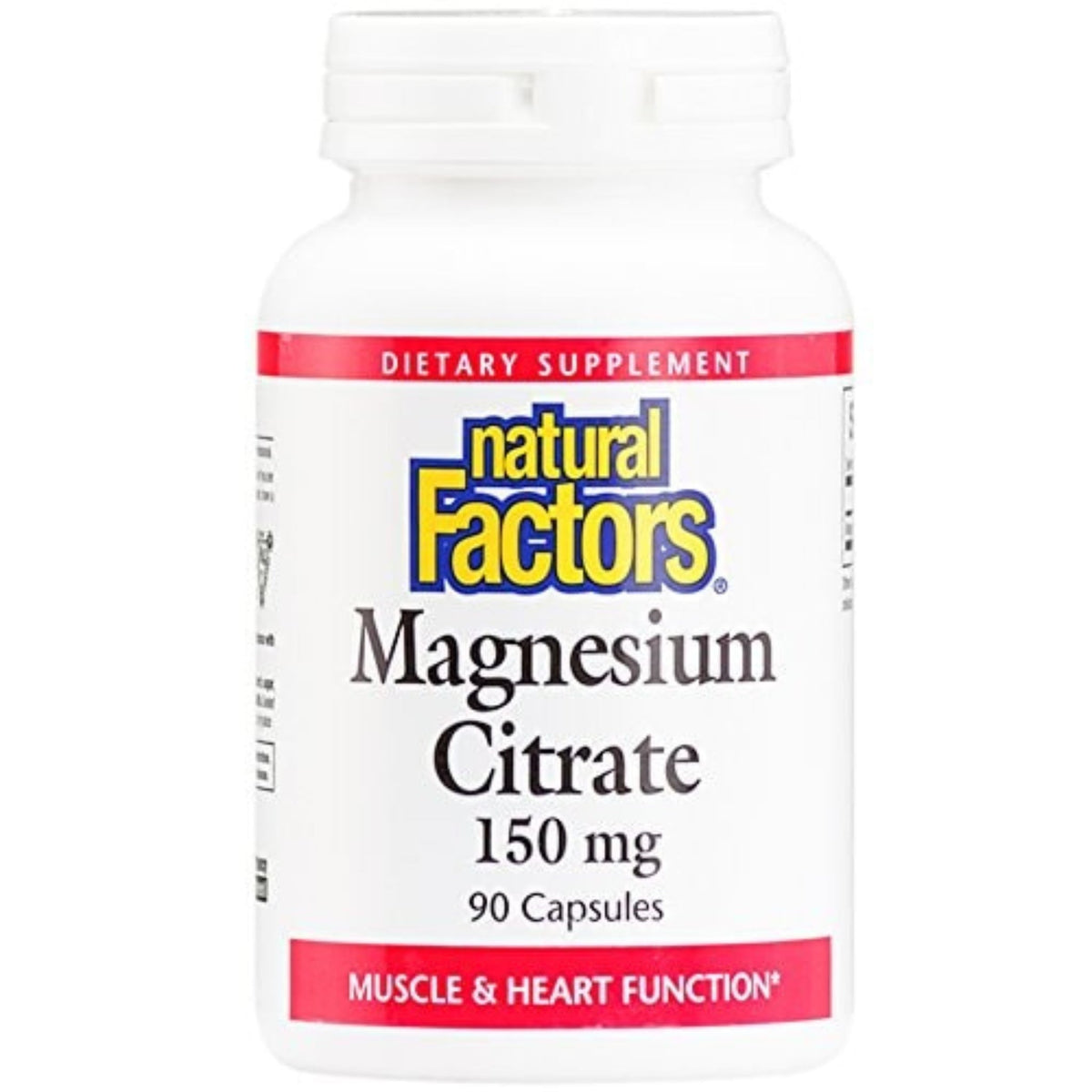 Natural Factors Magnesium Citrate 150 mg Magnesium SUPPS247  - Image 1