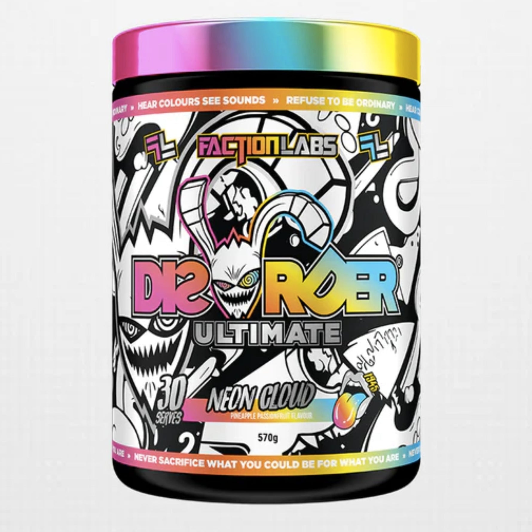 Disorder Ultimate by Faction Labs Pre-Workout Faction Labs Neon Cloud (Pineapple Passionfruit) 