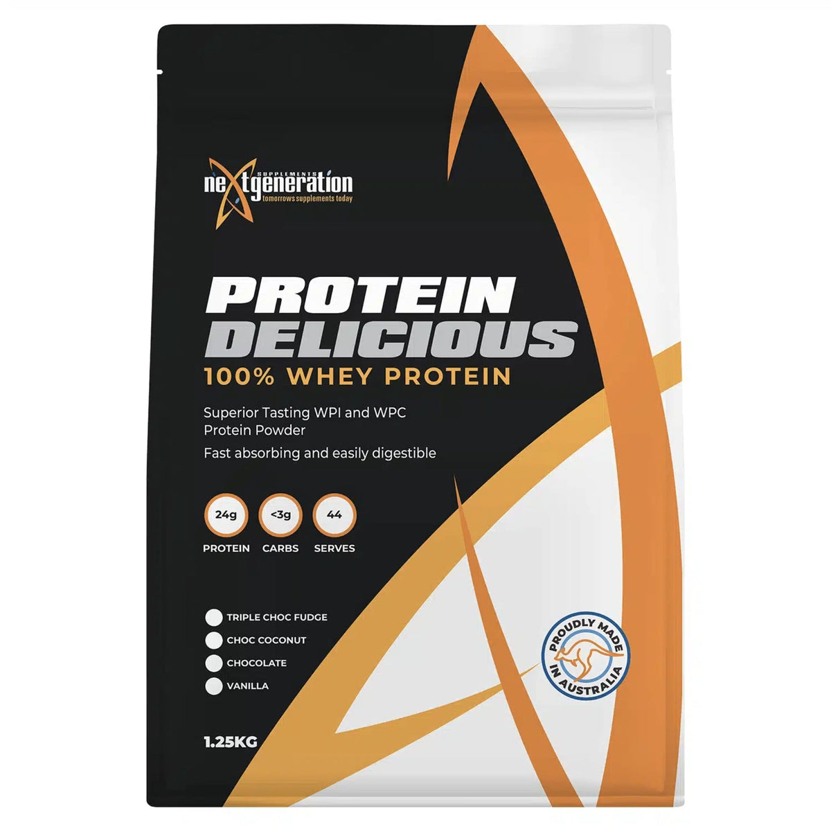 Next Generation Protein Delicious 2 Kg PROTEIN SUPPS247 2KG Vanilla  - Image 1