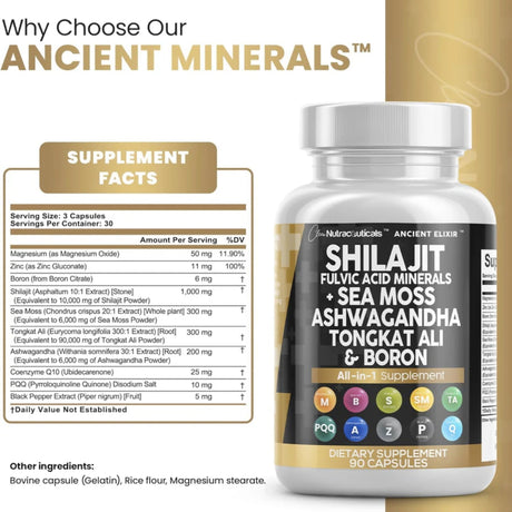 Neutraceuticals Shilajit Ancient Elixir shilajit supps247Springvale 