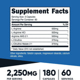 Nutricost Nitric Oxide Booster Nitric Oxide Boosters supps247Springvale 