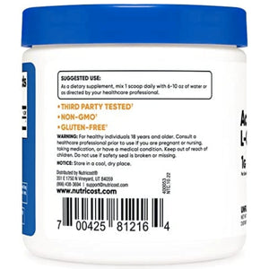 Nutricost's Acetyl L-Carnitine HCL 1000mg L-carnitine SUPPS247 