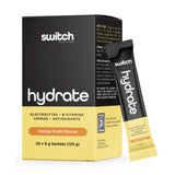 Hydrate by Switch Nutrition Hydration SWITCH NUTRITION Orange Crush 20 Sachets 