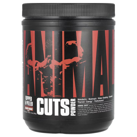 Animal Cuts Powder by Universal Nutrition Fat Burners IHERBS Orange Mango 