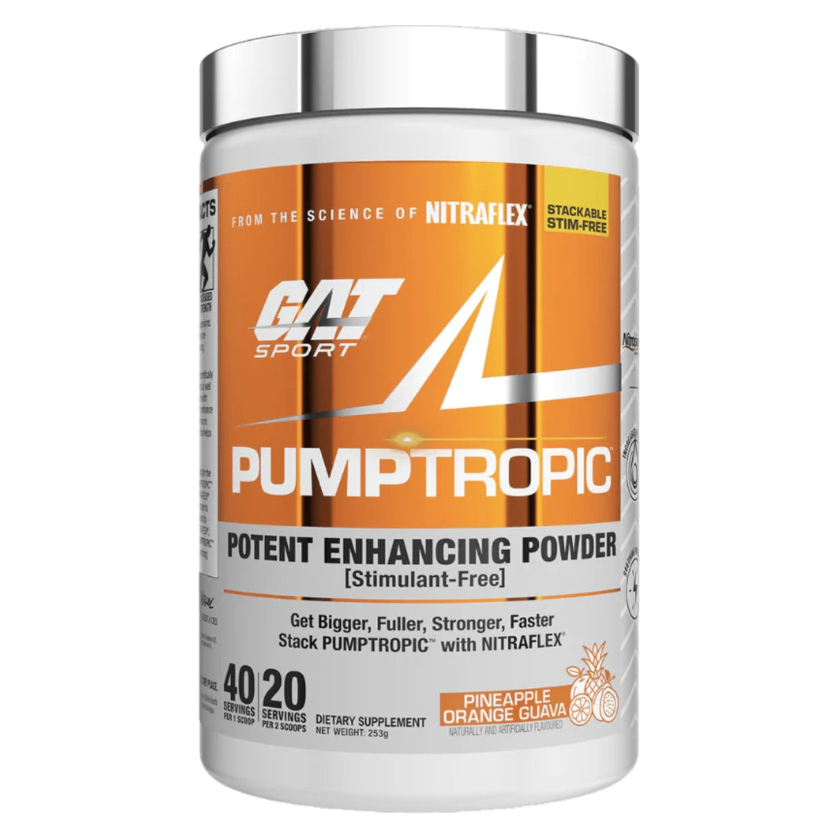 Pumptropic by GAT Sport Pre-Workout Gat Sport Pineapple Orange Guava  - Image 1