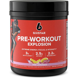 Six Star Pre Workout Explosion Pre-Workout Amazon Pink Lemonade 