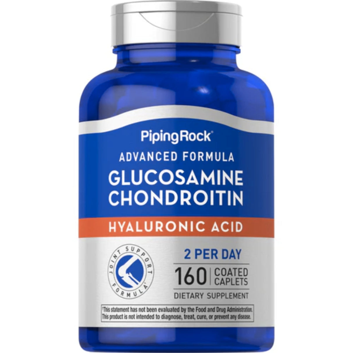 Piping Rock Advanced Formula Glucosamine Chondroitin with Hyaluronic Acid Muscles, Bones & Joints Piping Rock 