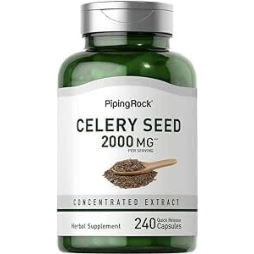 PipingRock Celery Seed 2000 mg GENERAL HEALTH SUPPS247 