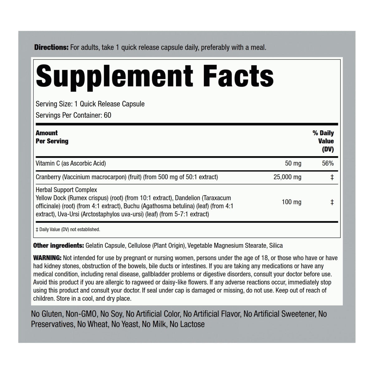 Piping Rock Kidney Care Support Formula kidney support Piping Rock  - Image 2