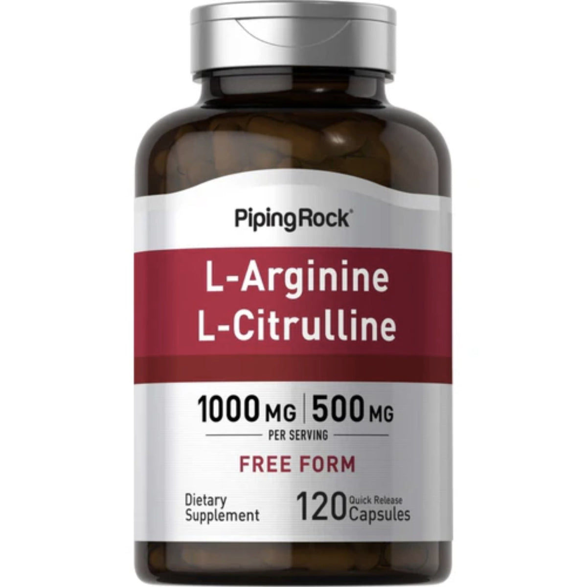 Piping Rock L-Arginine L-Citrulline Complex 1000mg L-Arginine Piping Rock  - Image 1