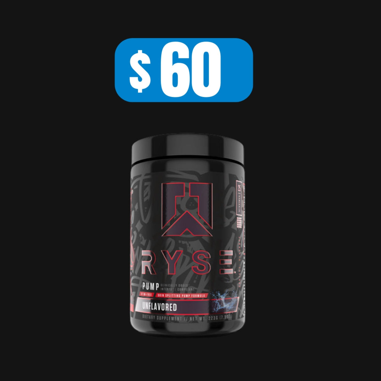 RYSE PUMP by Project Blackout pump supps247Springvale 